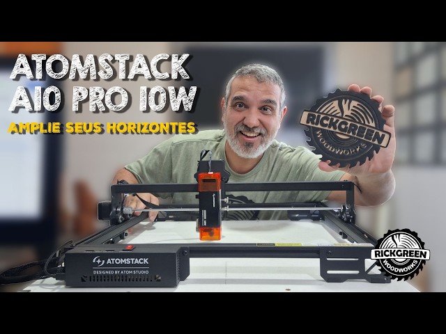 Atomstack A10 Pro V2 10W Laser Engraver - Excellent for engraving and cutting.