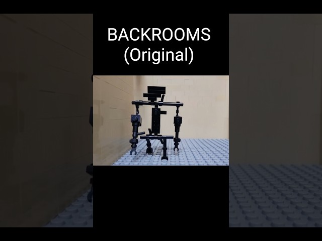 LEGO The Backrooms Original (Stop motion) #lego #backrooms