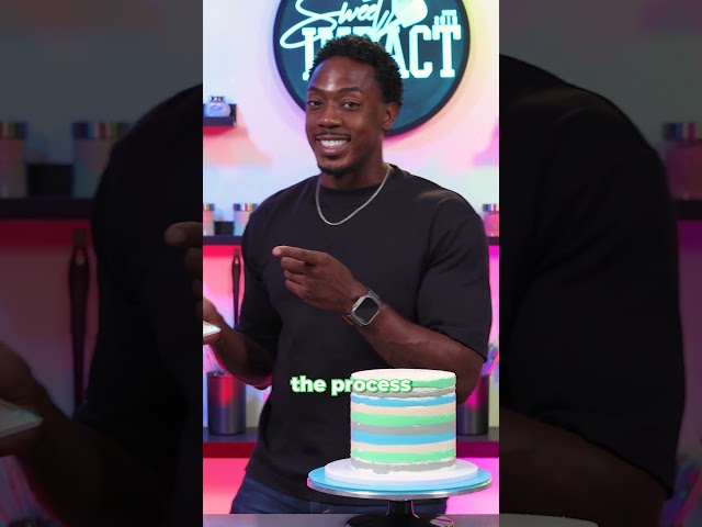 I let a spinning wheel choose the cake colors