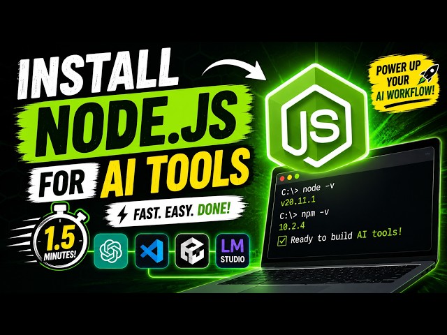 Install Node.js for AI Tools