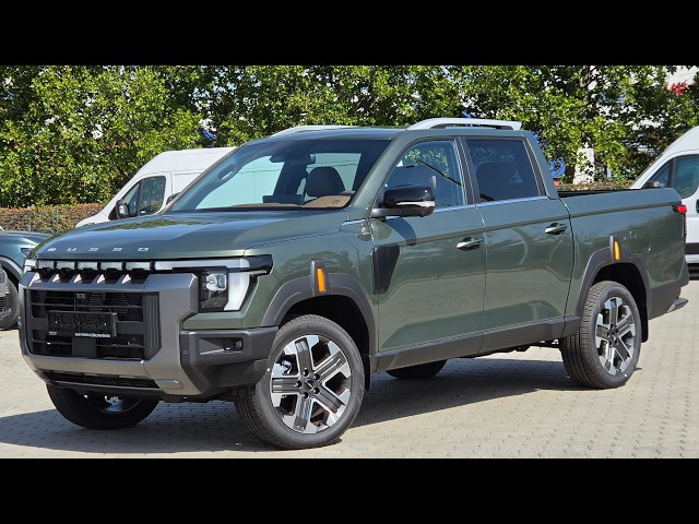 NEW 2026 KGM Musso Grand Pick-up Premium 2.2 e-XDI 202 4WD AT6 Amazonia Green
