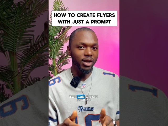 How To Design Flyers for Your Business Using ChatGPT #shorts