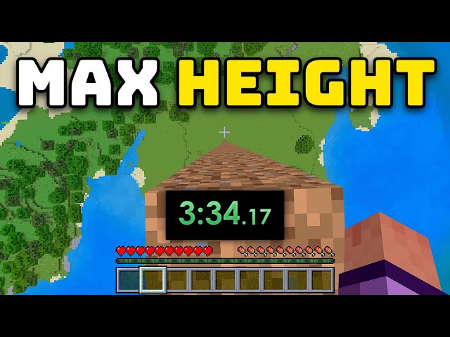 How Fast Can I Reach Maximum Height In Minecraft?