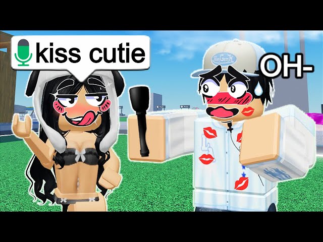 "kiss or slap?" 2 (Roblox VOICE CHAT)