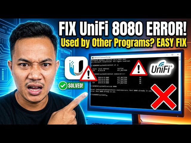Unifi port 8080 is used by other programs
