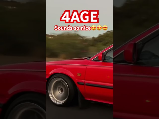 4AGE 20V raw itbs sound 😍😍😍 #oyota #4age20v #corolla #ae92 #youtubeshorts