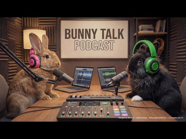 Bunny Podcast – Leia & Luke roast humans for calling them “babies” 🐰😄