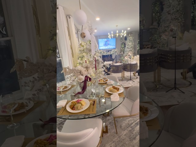 Family diner time! #family vlog #dinertime  #glamdecor #glamstylewithdalou
