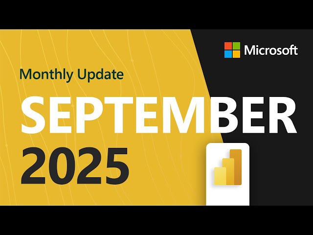 Power BI Update - September 2025