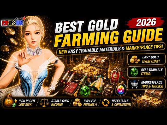 MIR4 Best Gold Farming Guide 2026 | NEW Easy Tradable Materials & Marketplace Tips