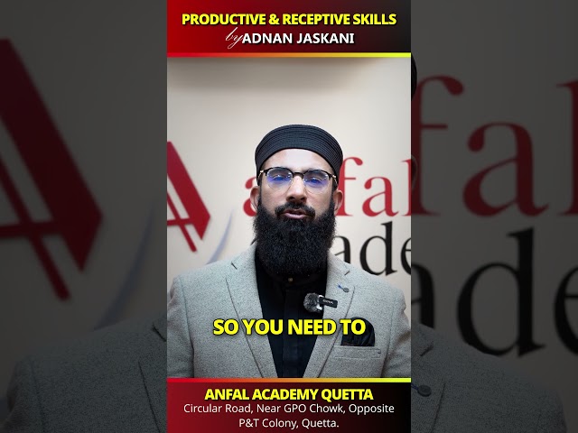 Productive & Receptive Skills by Adnan Jaskani