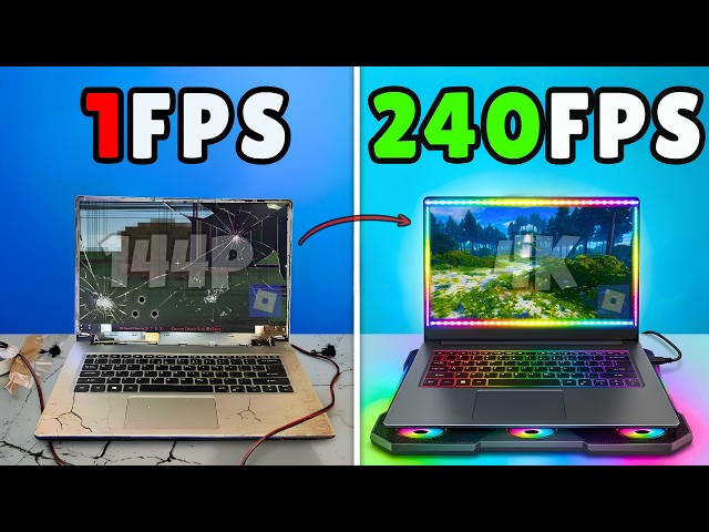 I Turned a Trash Laptop into a GAMING Laptop