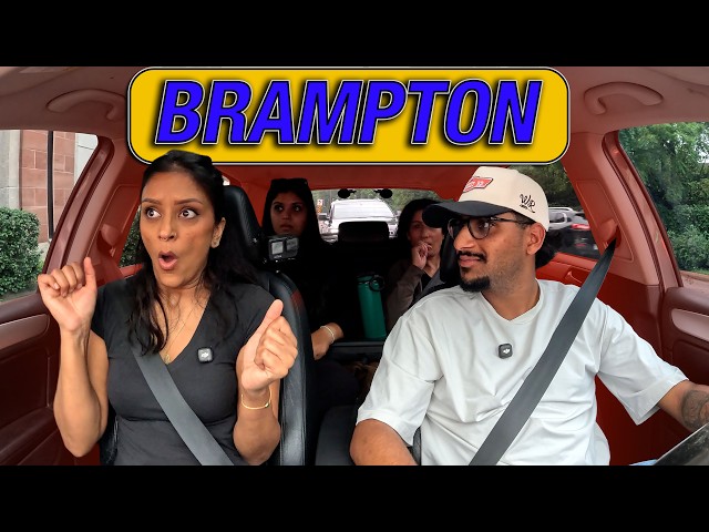 Driving With My Family In Brampton! | Who's The Better Driver?