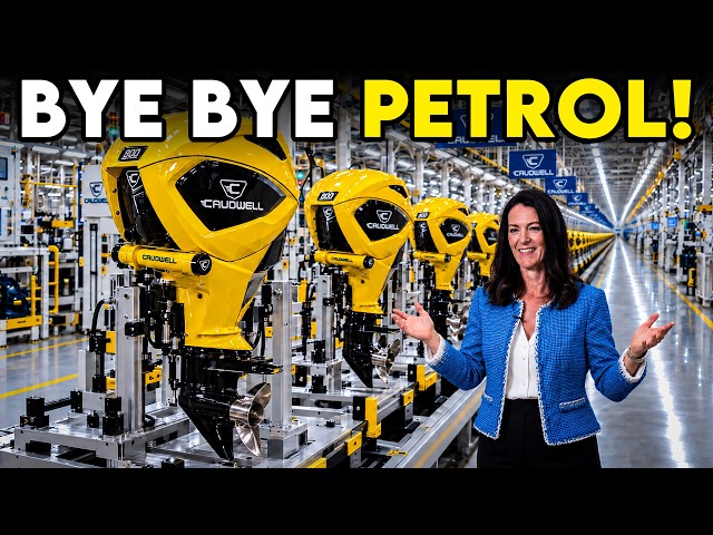 Britain’s Caudwell DROP A BOMBSHELL New Engine Will Destroy the Entire Gas Outboard Industry!