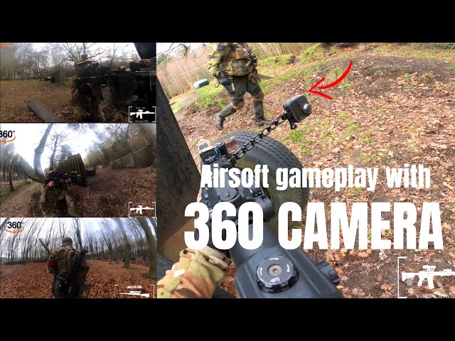 AIRSOFT gameplay with GoPro 360 camera