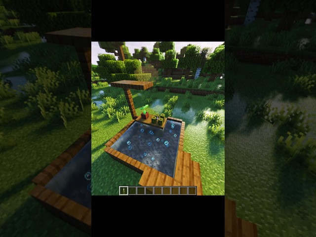 Minecraft Hot Tub #minecraft #shorts