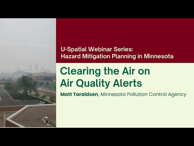 Clearing the Air on Air Quality Alerts in Minnesota