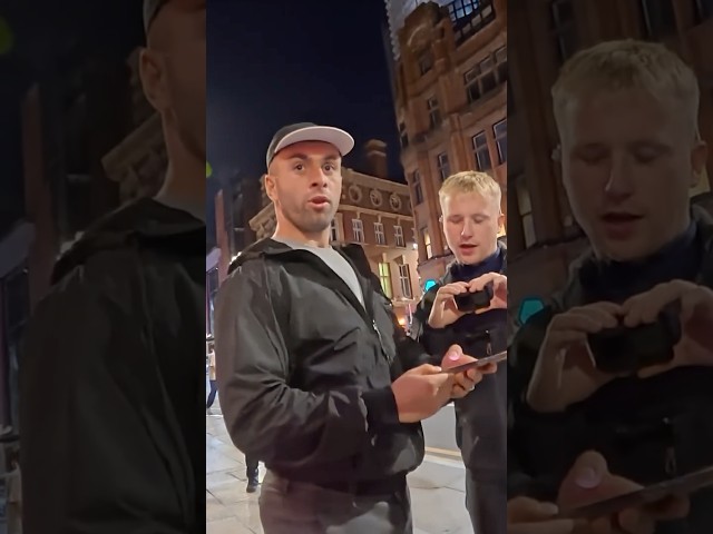 Man recording