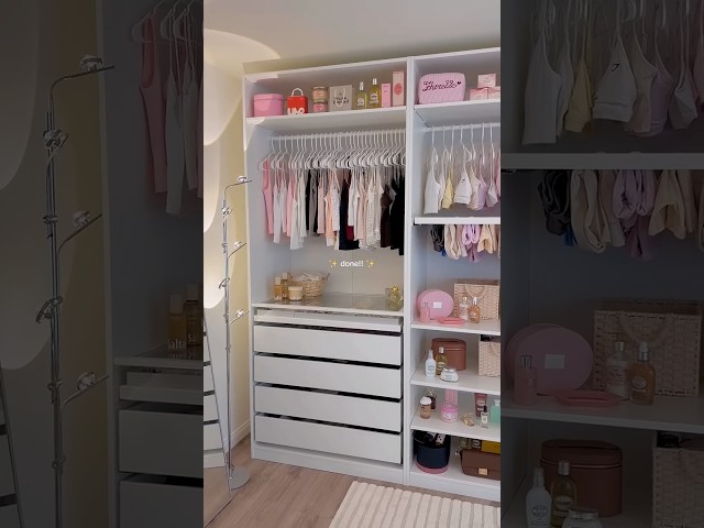 MY DREAM CLOSET SET UP ☆ putting together my dream beauty room #roommakeover #closet