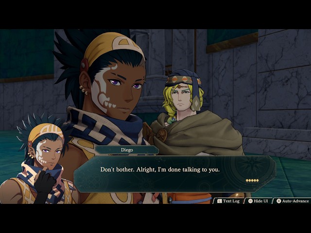 Diego & Seteth Support Conversation | Fire Emblem: Fortune's Weave