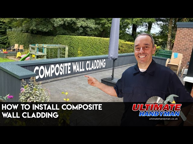 How to install composite wall cladding