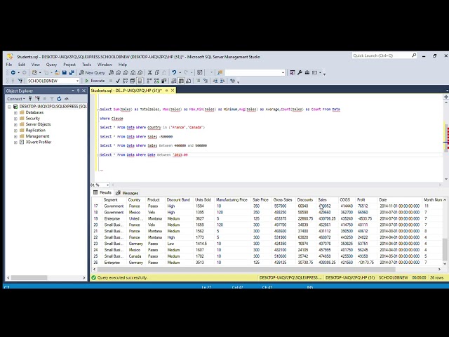 SQL Where Clause Explained