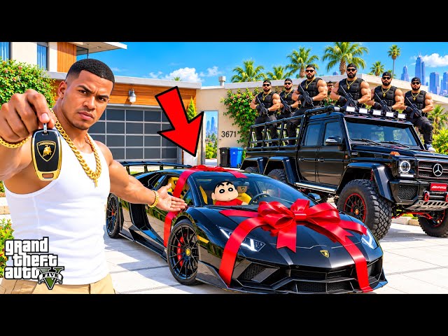 Franklin and Shinchan Fight Ballas Gang To Get NEW Cars for His Gang IN GTA V