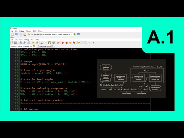 How to Code Proportional Navigation in Matlab or Octave - Guidance Fundamentals - Appendix A