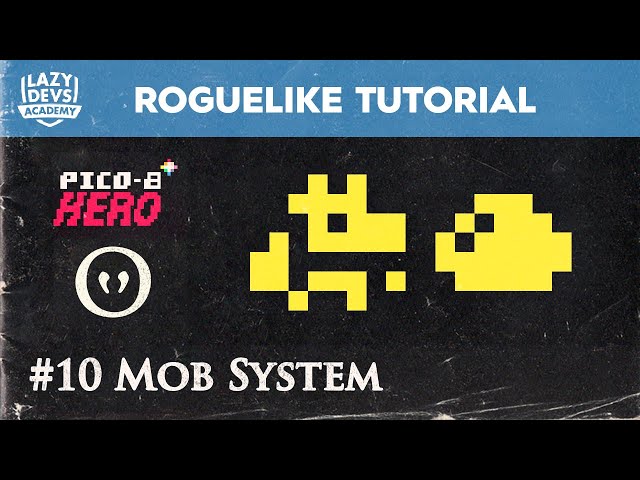 Making a Roguelike #10 - Mob System - Pico-8 Hero