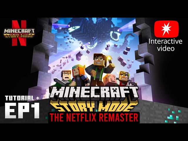 Minecraft: Story Mode | EP1: The Order of the Stone (Netflix) | INTERACTIVE VIDEO