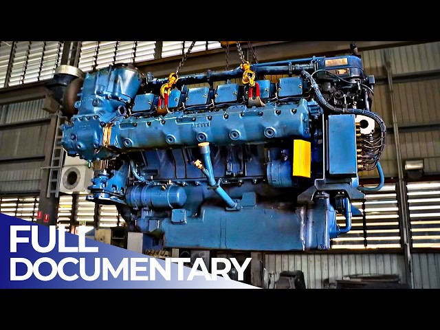 Massive V-12 Locomotive Engine | Mega Maintenance | FD Engineering