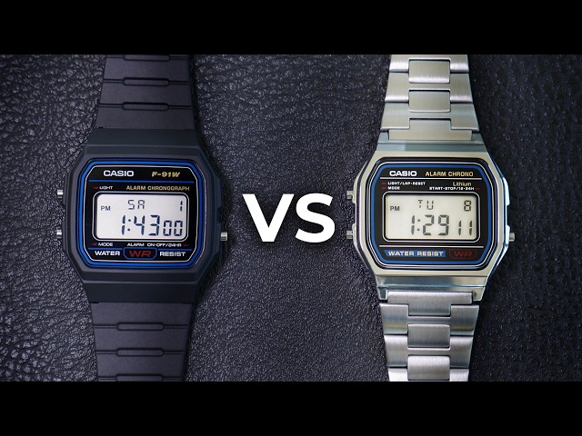 Casio F91W vs A158W - Which Budget Casio Watch To Buy?