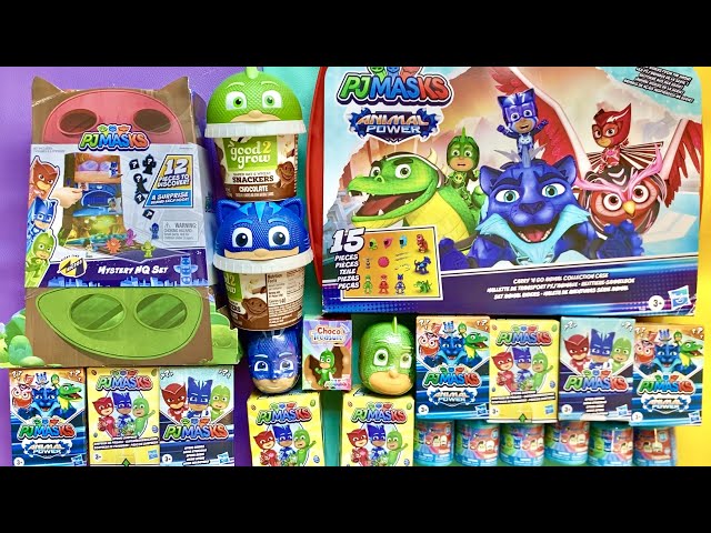 HUGE PJ MASKS Disney SURPRISE TOYS🦎 Unboxing Mystery Boxes Blind Bags ASMR Complete Collection 2023
