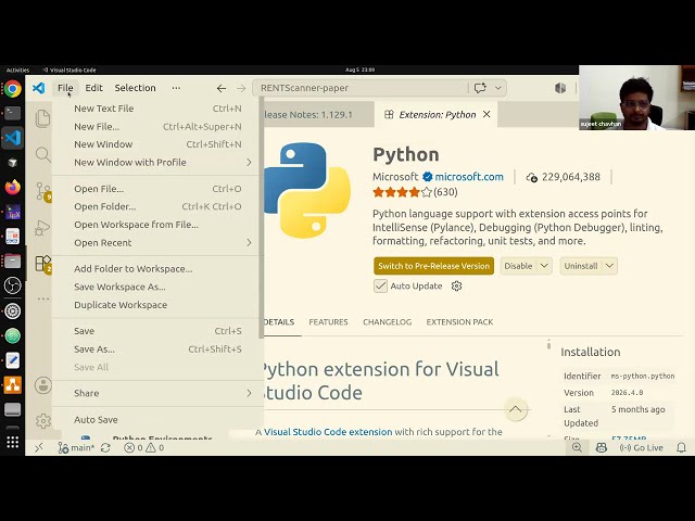 Install Python and VS Code on Linux — Complete Setup Guide for Beginners (Ubuntu) | Step by Step