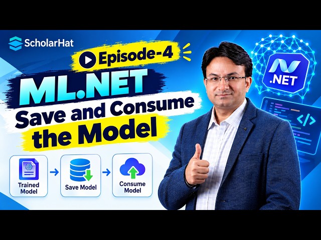 How to Save and Use ML.NET Models in ASP.NET Core | ML.NET Tutorial