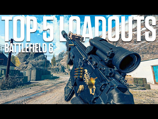 NEW Top 5 Meta Loadouts After Update in Battlefield 6! (BF6 Best Weapons)