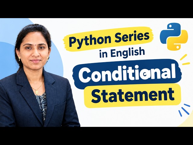 Conditional Statement in Python | Python Series in English | CodeWithBhagyashri