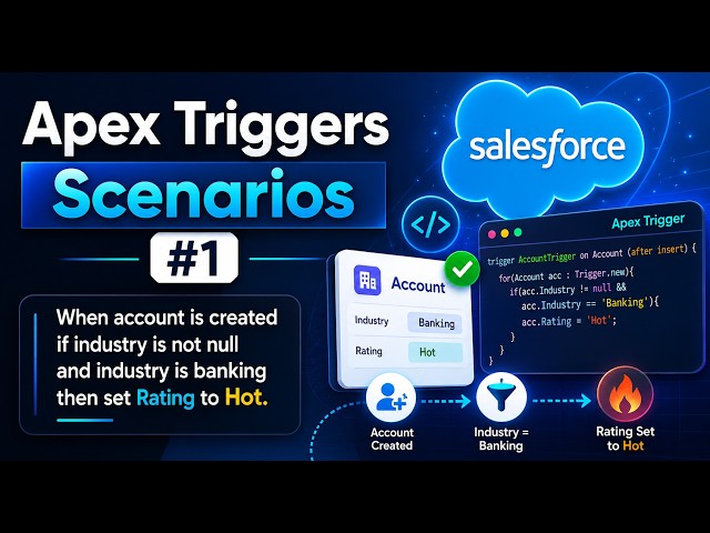 Salesforce Apex Trigger Scenario #1 | Set Rating to Hot Automatically