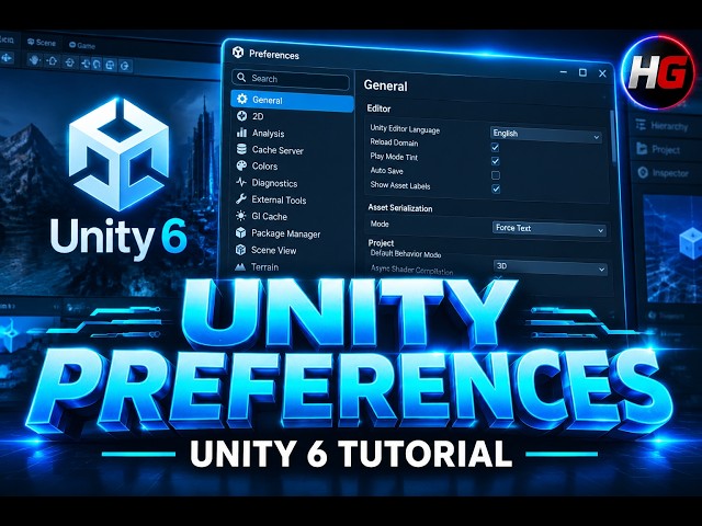 Unity 6 Preferences Explained | Complete Beginner Guide ⚙️
