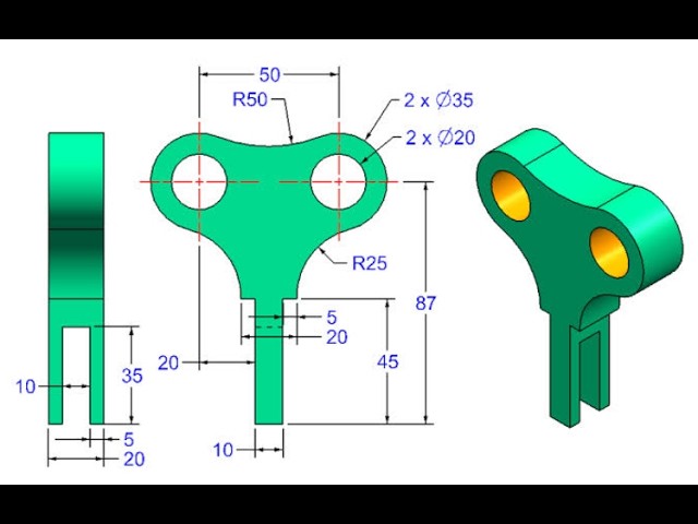 AutoCAD 3D Practice Tutorial | Step-by-Step Design for Beginners - 118 | Easy Method