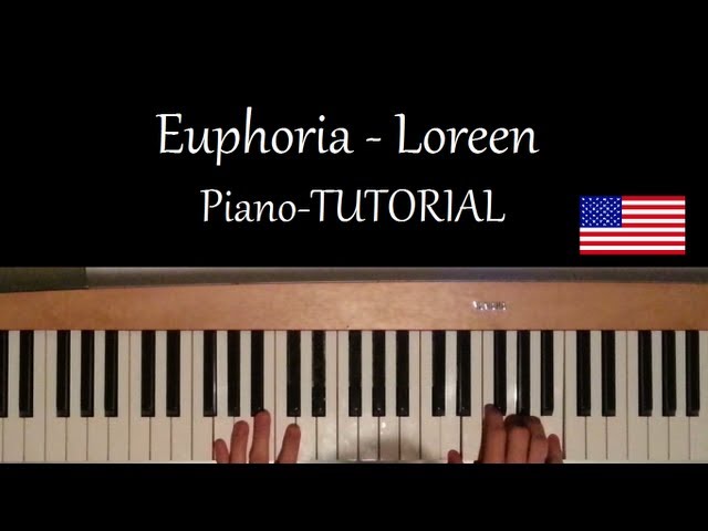 How to play Euphoria by Loreen on Piano - Winner Eurovision Song Contest 2012 - Tutorial