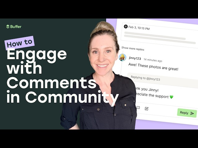 How To Manage ALL Your Comments in Buffer ✨ Community Tab Guide