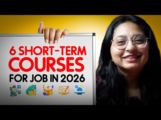 Top 6 Short-Term Courses For HIGH-Paying Jobs in 2026 | @Radha.Shrivastavaa