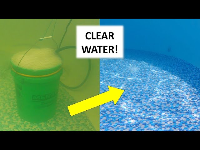 Pool Bucket Filter – EASY Clear Up Brown Iron & Well Water FAST