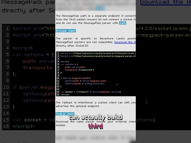 Build a Third-Party App That Talks to Your Game #adventureland  #gamedev #coding