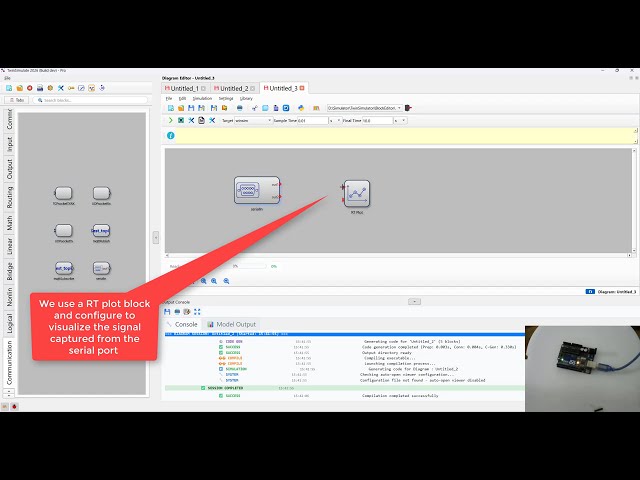 Programming and also visualizing data from MCUs in TwinSimulate
