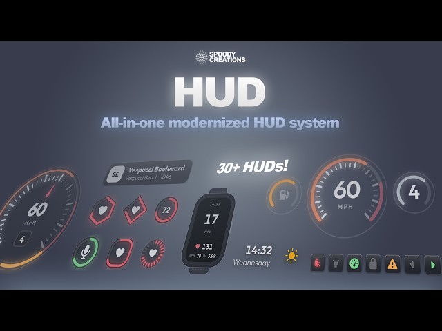 spoodyHUD | The most modern FiveM HUD for 2026!