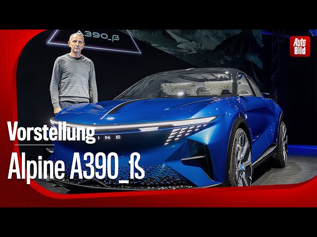 Alpine A390_β | Electric concept car at the Paris Motor Show | Presentation with Jan Horn