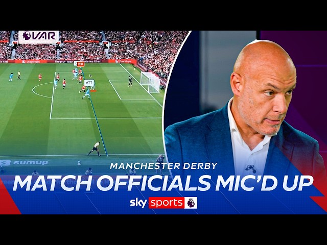 FULL VAR AUDIO of Haaland's controversial Manchester derby winner | Match Officials Mic'd Up