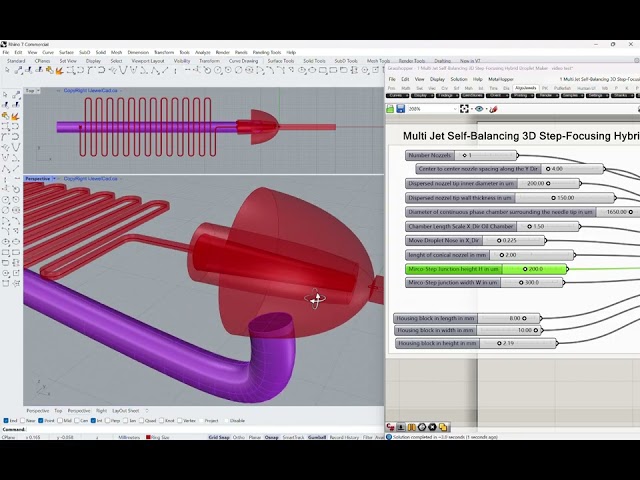 Self Balancing 3D Hybrid Droplet Generator - #microfluidics #algorithm #algojewels #droplet